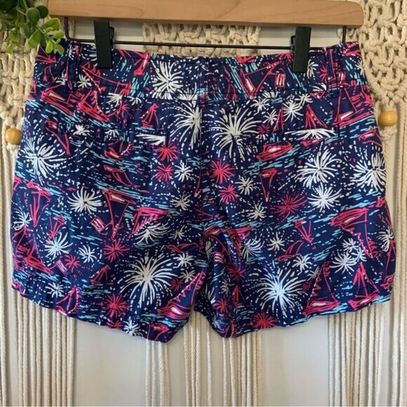 LILLY PULITZER Sparks Fly Glow In The Dark Callahan Shorts Zero - Picture 4 of 15